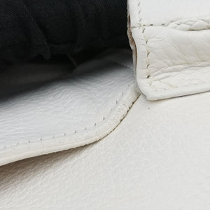 Vintage Christian Dior Gaucho White leather  shoulderbag | stylenewstar