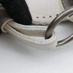 Vintage Christian Dior Gaucho White leather  shoulderbag | stylenewstar