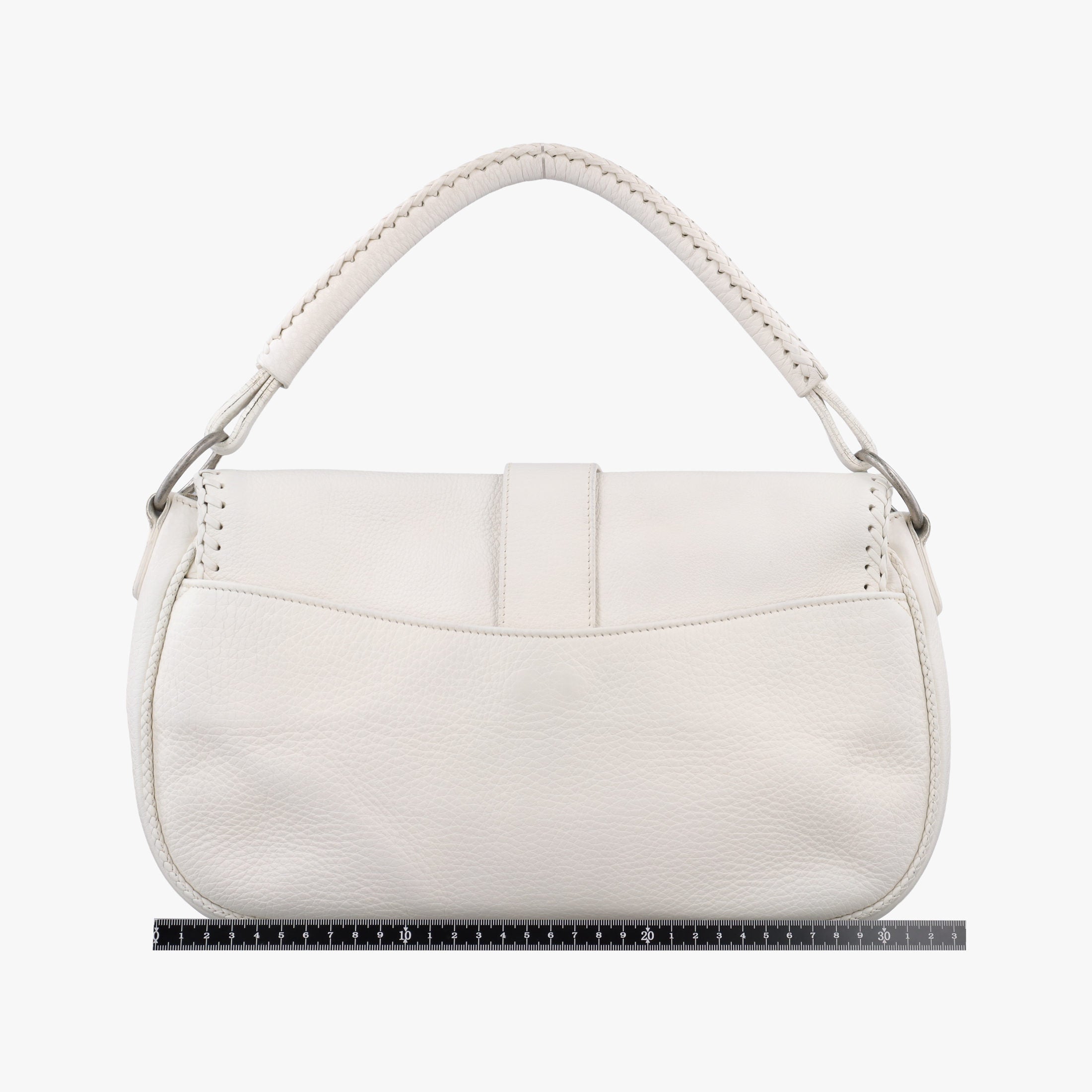 Vintage Christian Dior Gaucho White leather  shoulderbag | stylenewstar