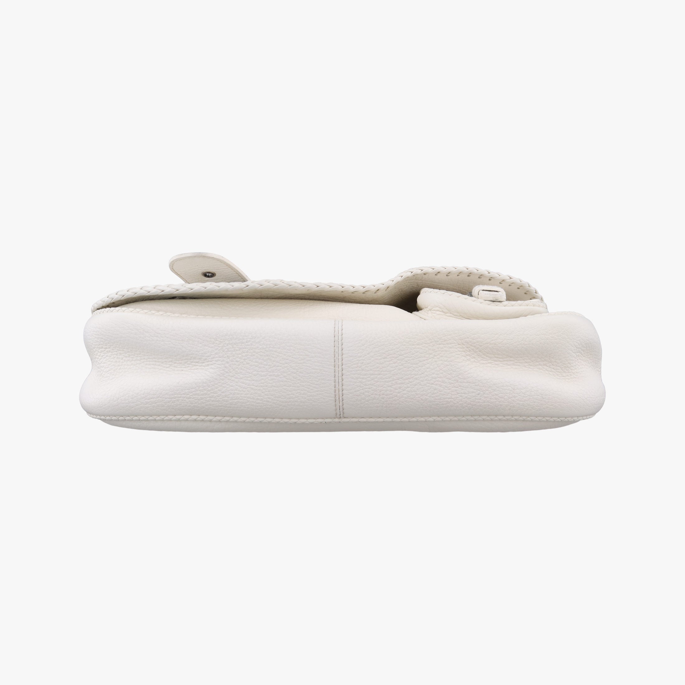 Vintage Christian Dior Gaucho White leather  shoulderbag | stylenewstar