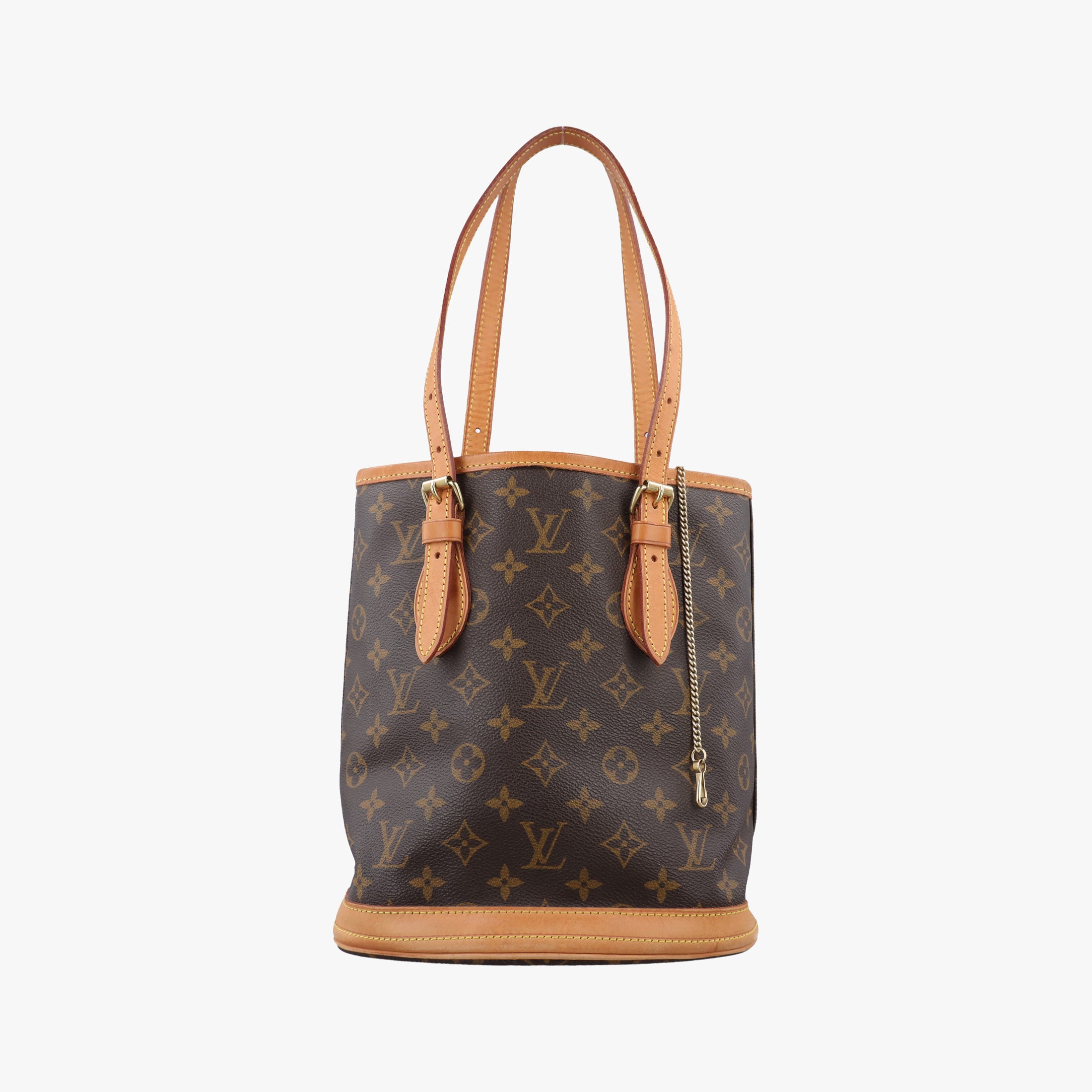 Pre-owned Louis Vuitton Bucket PM Brown Monogram Canvas M42238 handbag | stylenewstar