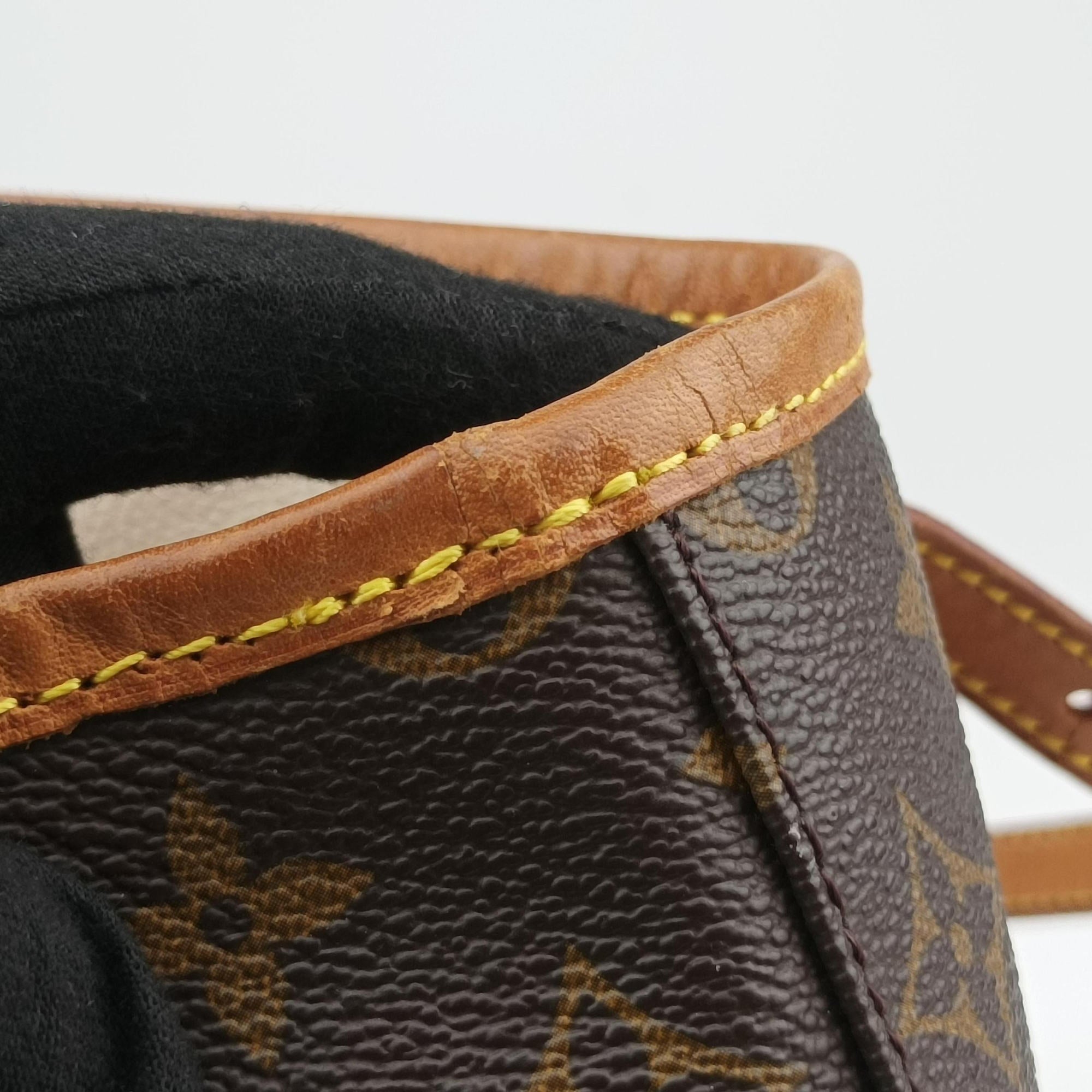 Pre-owned Louis Vuitton Bucket PM Brown Monogram Canvas M42238 handbag | stylenewstar