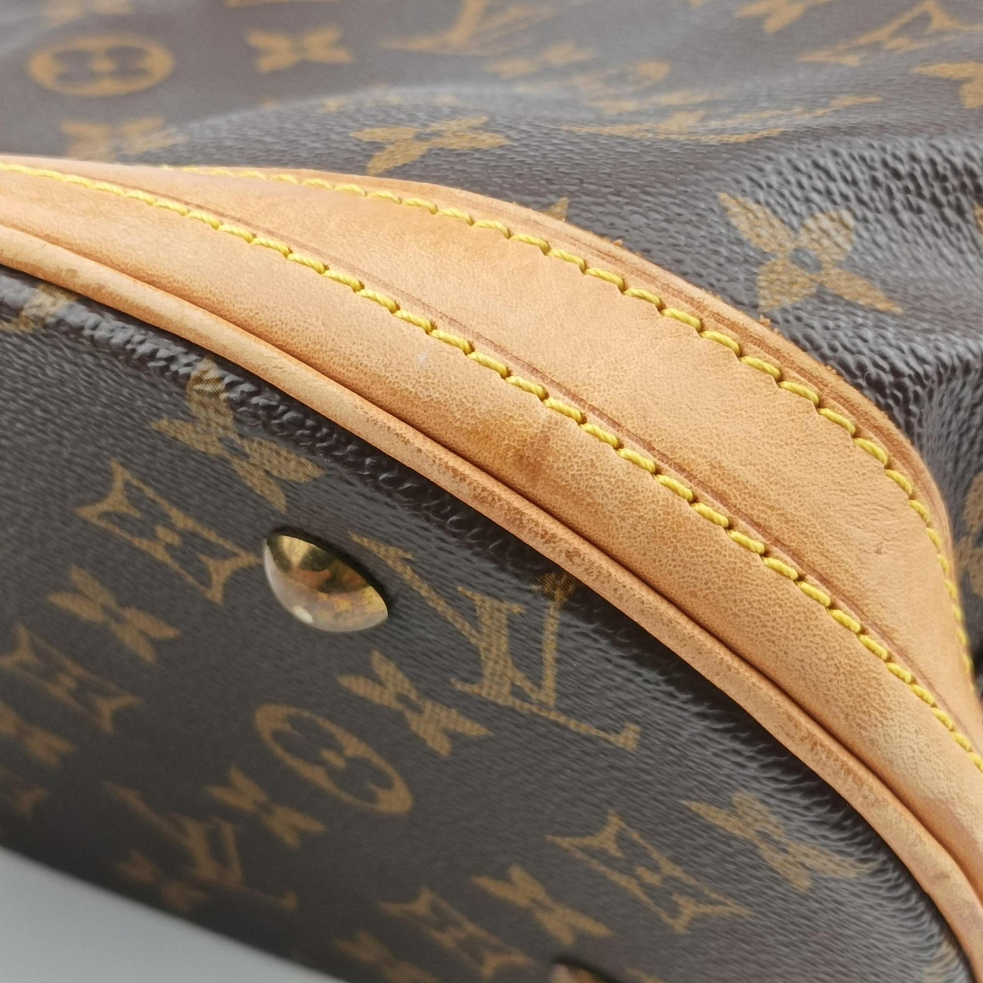 Pre-owned Louis Vuitton Bucket PM Brown Monogram Canvas M42238 handbag | stylenewstar