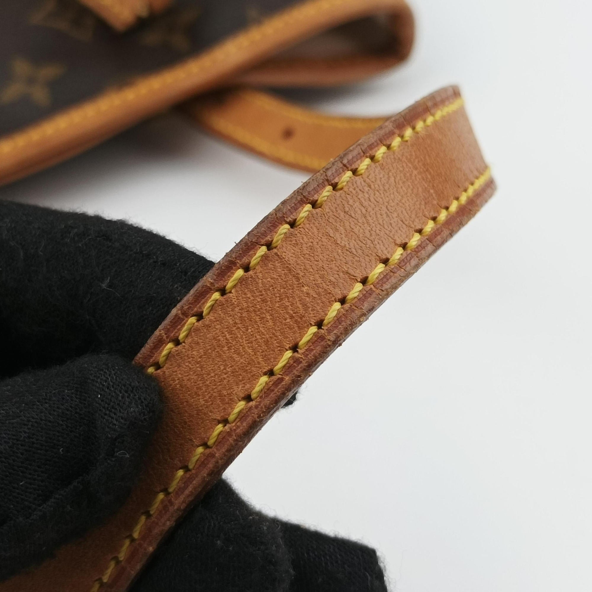 Pre-owned Louis Vuitton Bucket PM Brown Monogram Canvas M42238 handbag | stylenewstar