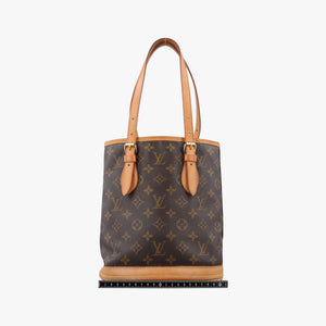 Pre-owned Louis Vuitton Bucket PM Brown Monogram Canvas M42238 handbag | stylenewstar