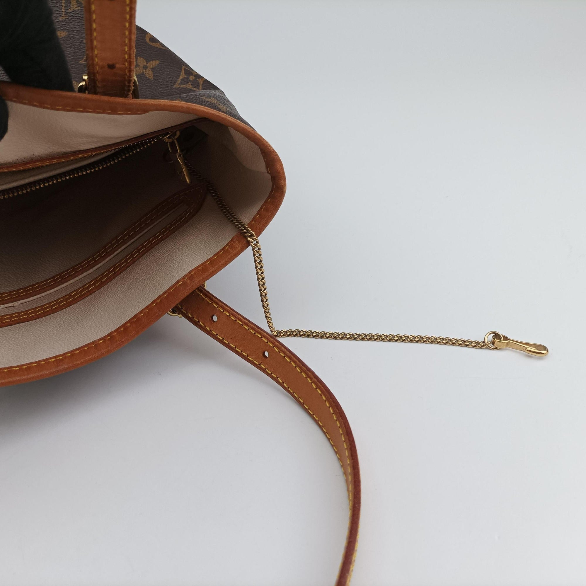 Pre-owned Louis Vuitton Bucket PM Brown Monogram Canvas M42238 handbag | stylenewstar