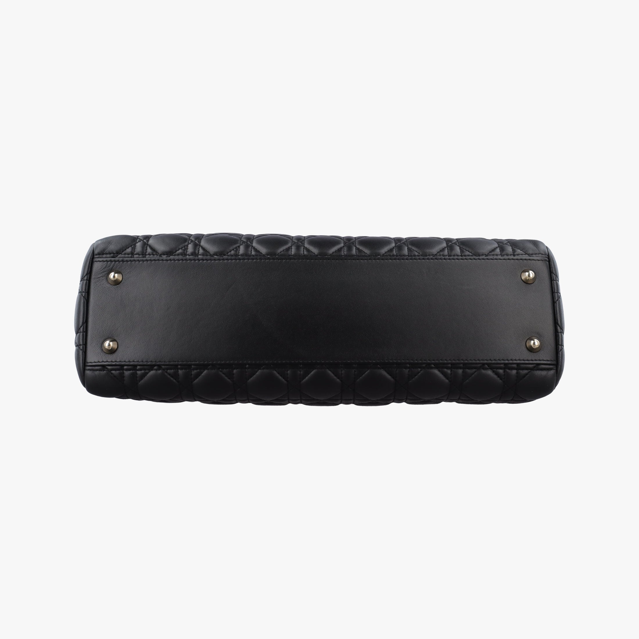 Pre-owned Christian Dior Cannage Dior Soft Shopping Black lambskin  shoulderbag | stylenewstar