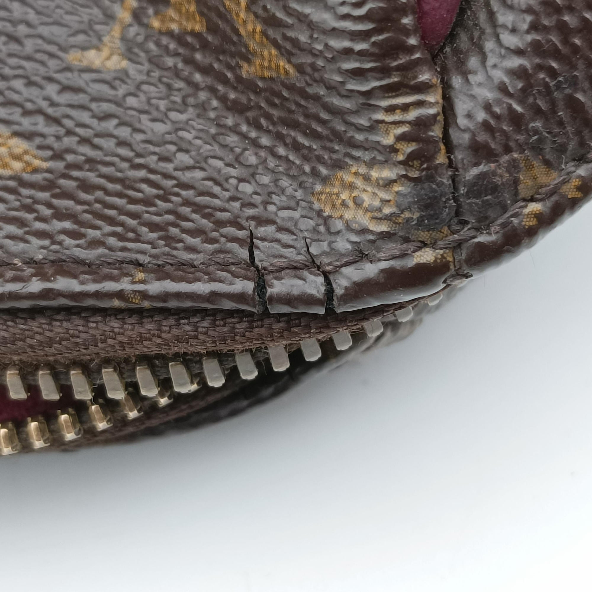 Pre-owned Louis Vuitton RETIRO PM Brown × AURORE Monogram Canvas×calf leather M40545 shoulderbag | stylenewstar