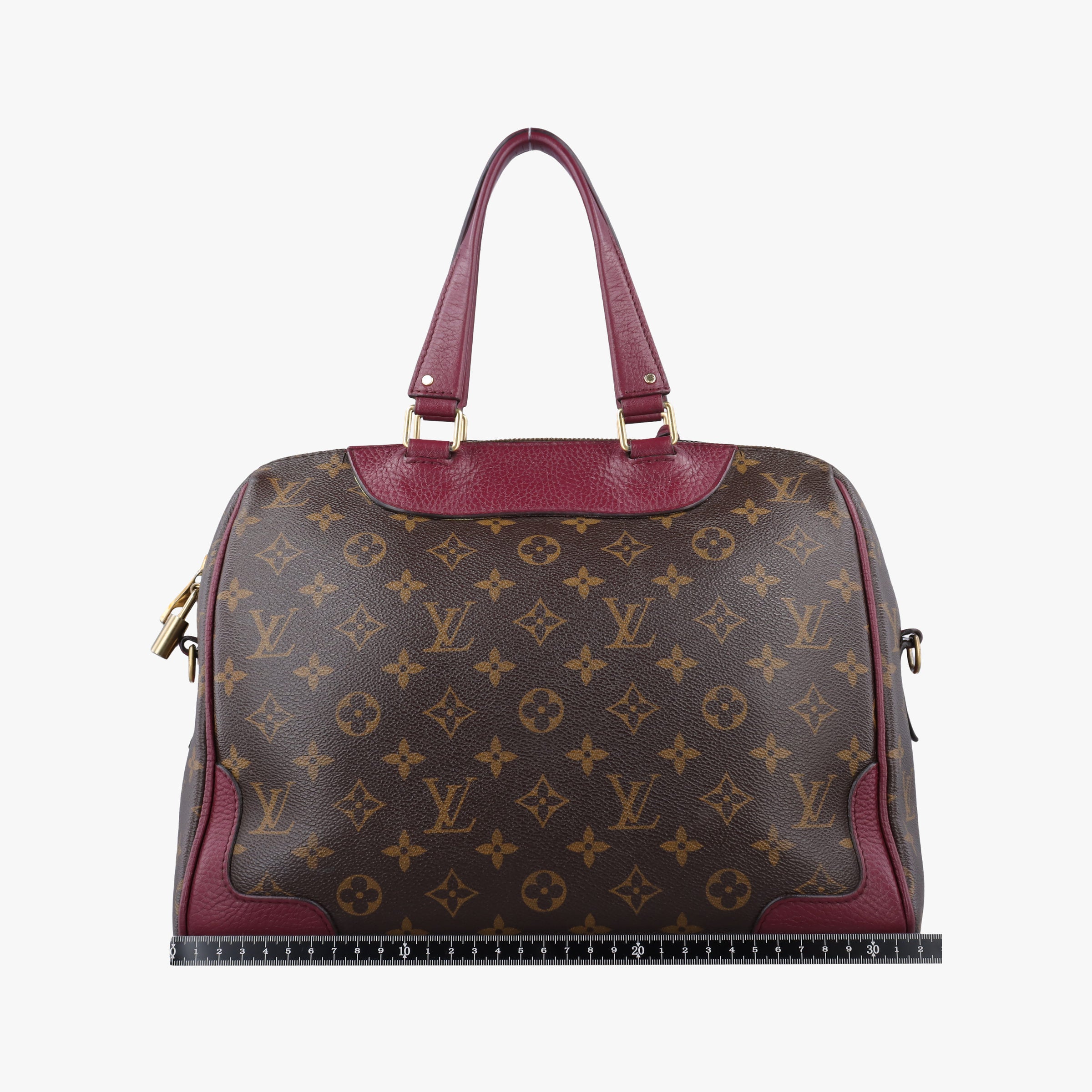 Pre-owned Louis Vuitton RETIRO PM Brown × AURORE Monogram Canvas×calf leather M40545 shoulderbag | stylenewstar