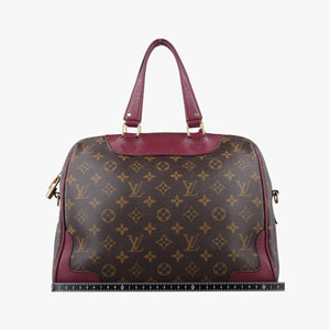 Pre-owned Louis Vuitton RETIRO PM Brown × AURORE Monogram Canvas×calf leather M40545 shoulderbag | stylenewstar