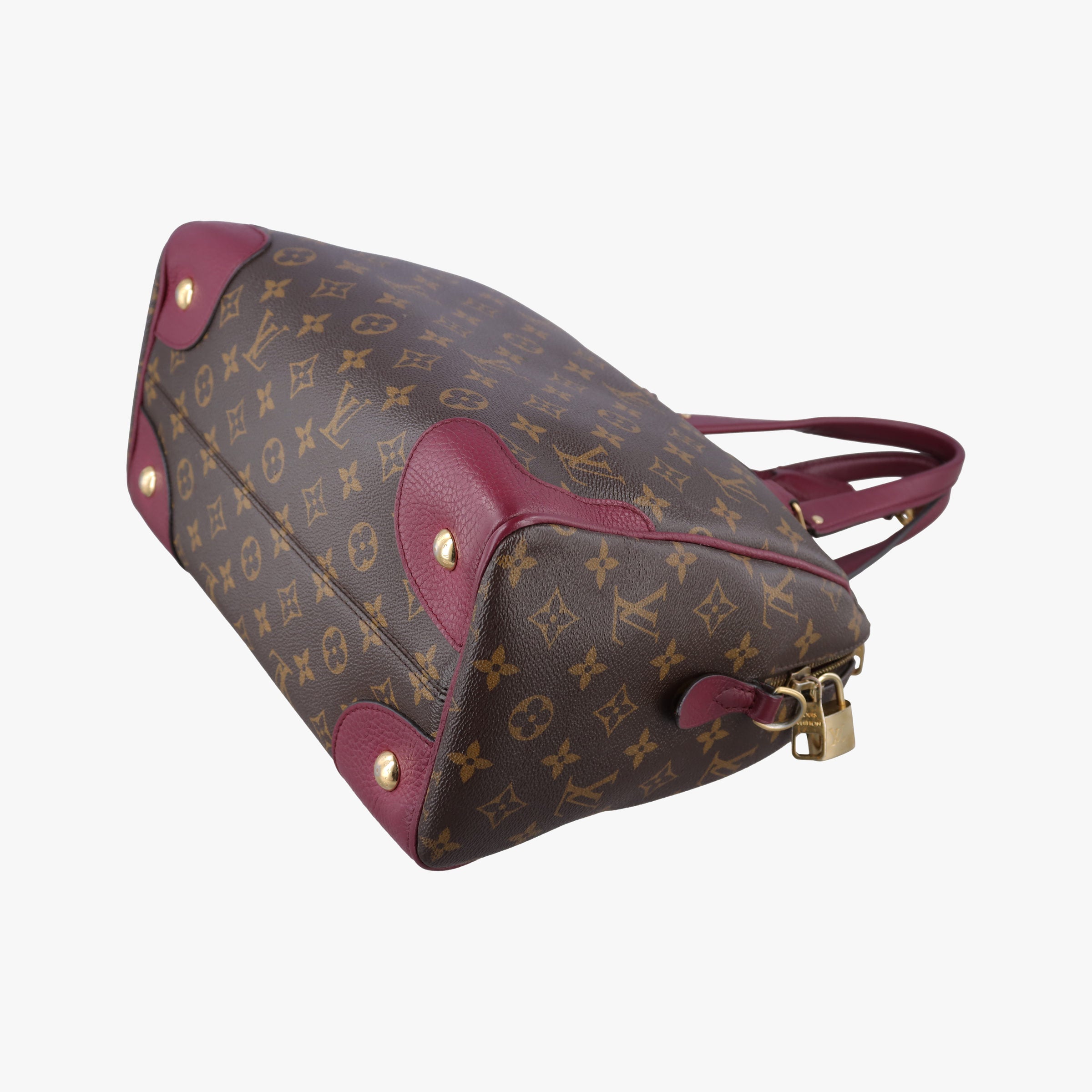 Pre-owned Louis Vuitton RETIRO PM Brown × AURORE Monogram Canvas×calf leather M40545 shoulderbag | stylenewstar