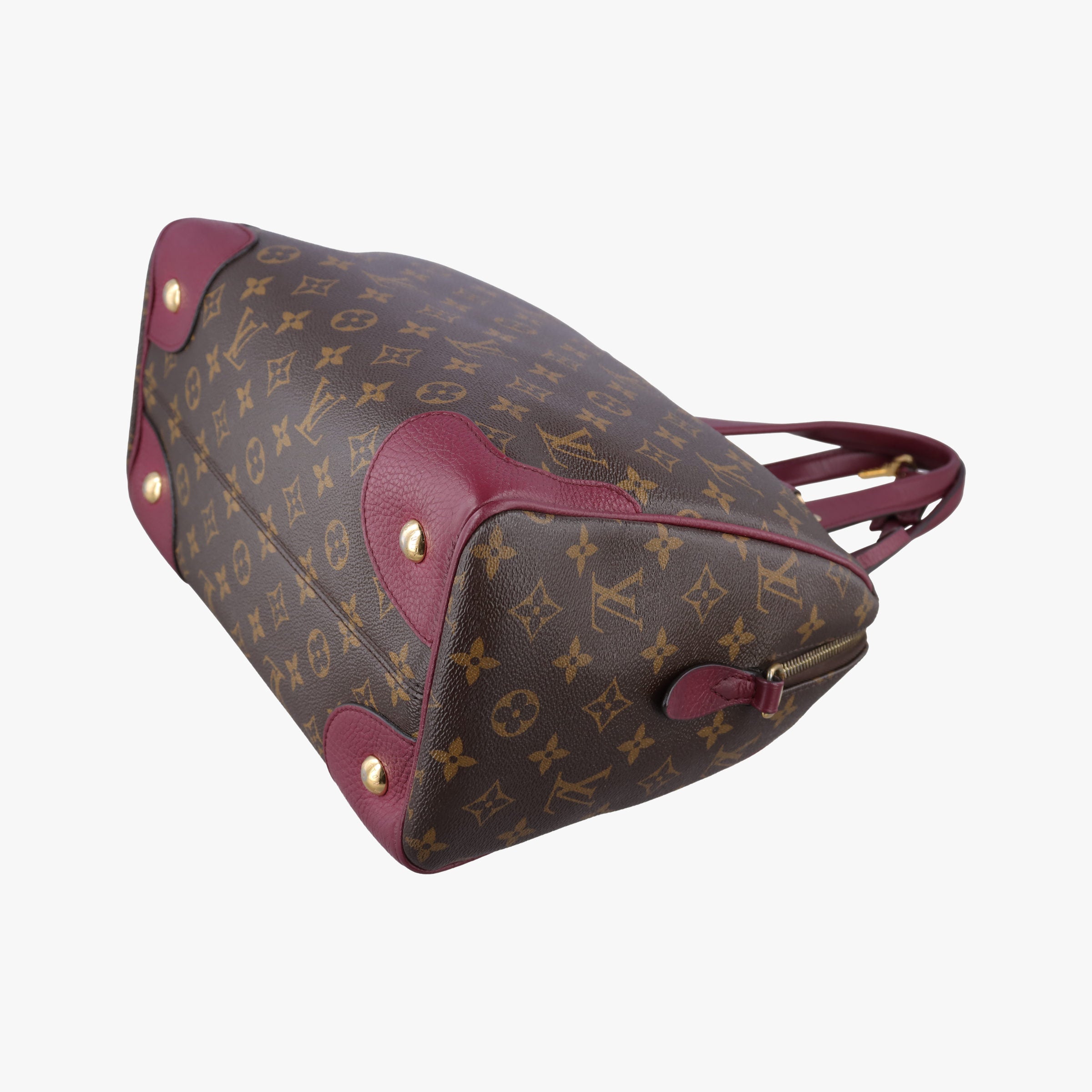 Pre-owned Louis Vuitton RETIRO PM Brown × AURORE Monogram Canvas×calf leather M40545 shoulderbag | stylenewstar