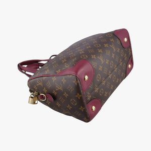 Pre-owned Louis Vuitton RETIRO PM Brown × AURORE Monogram Canvas×calf leather M40545 shoulderbag | stylenewstar
