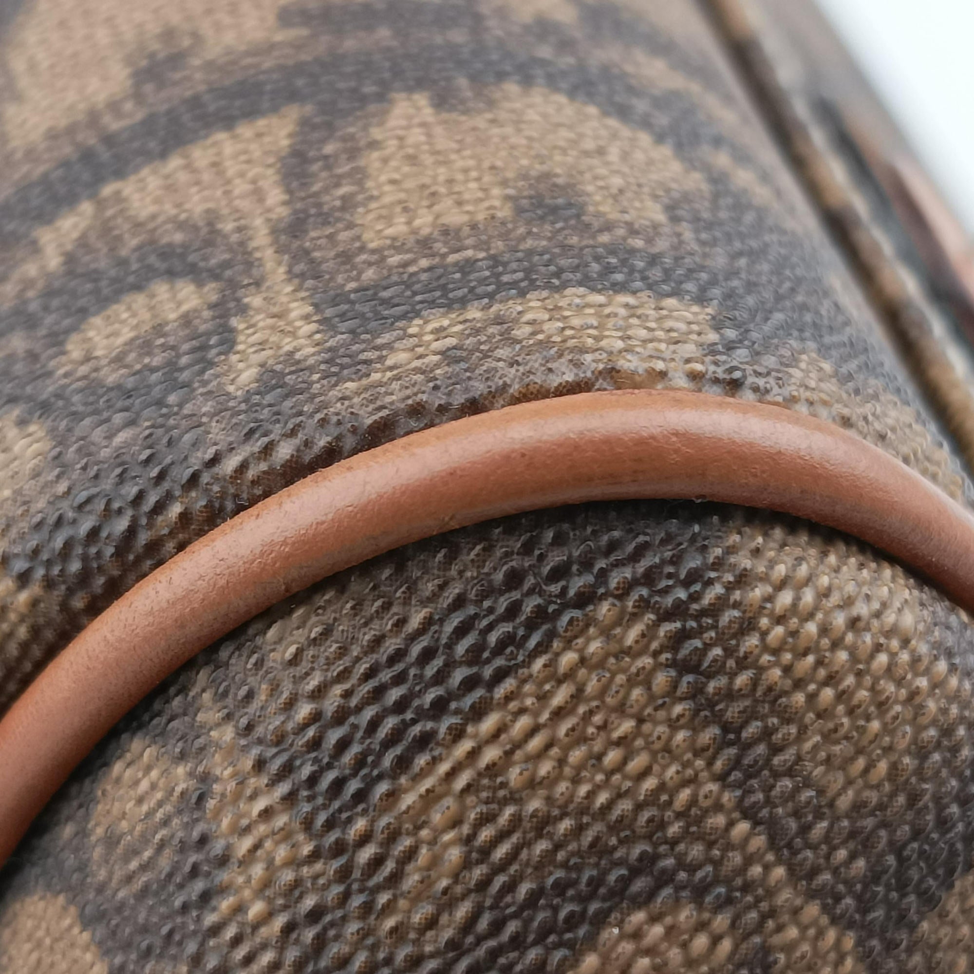 Vintage Christian Dior Trotter Romantique  Bow Brown×Multicolour PVC coated canvas×Leather  handbag | stylenewstar