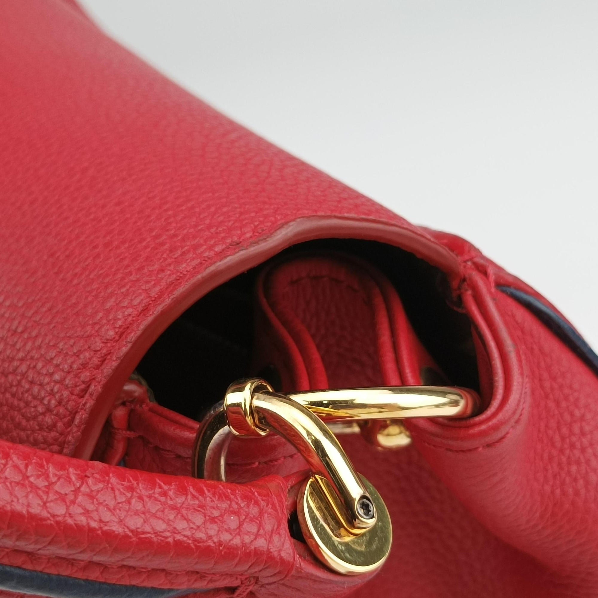 Secondhand Louis Vuitton DOUBLE V ruby Monogram Canvas ácalf leather M54624 shoulderbag | stylenewstar