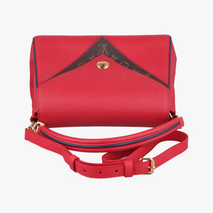 Secondhand Louis Vuitton DOUBLE V ruby Monogram Canvas ácalf leather M54624 shoulderbag | stylenewstar
