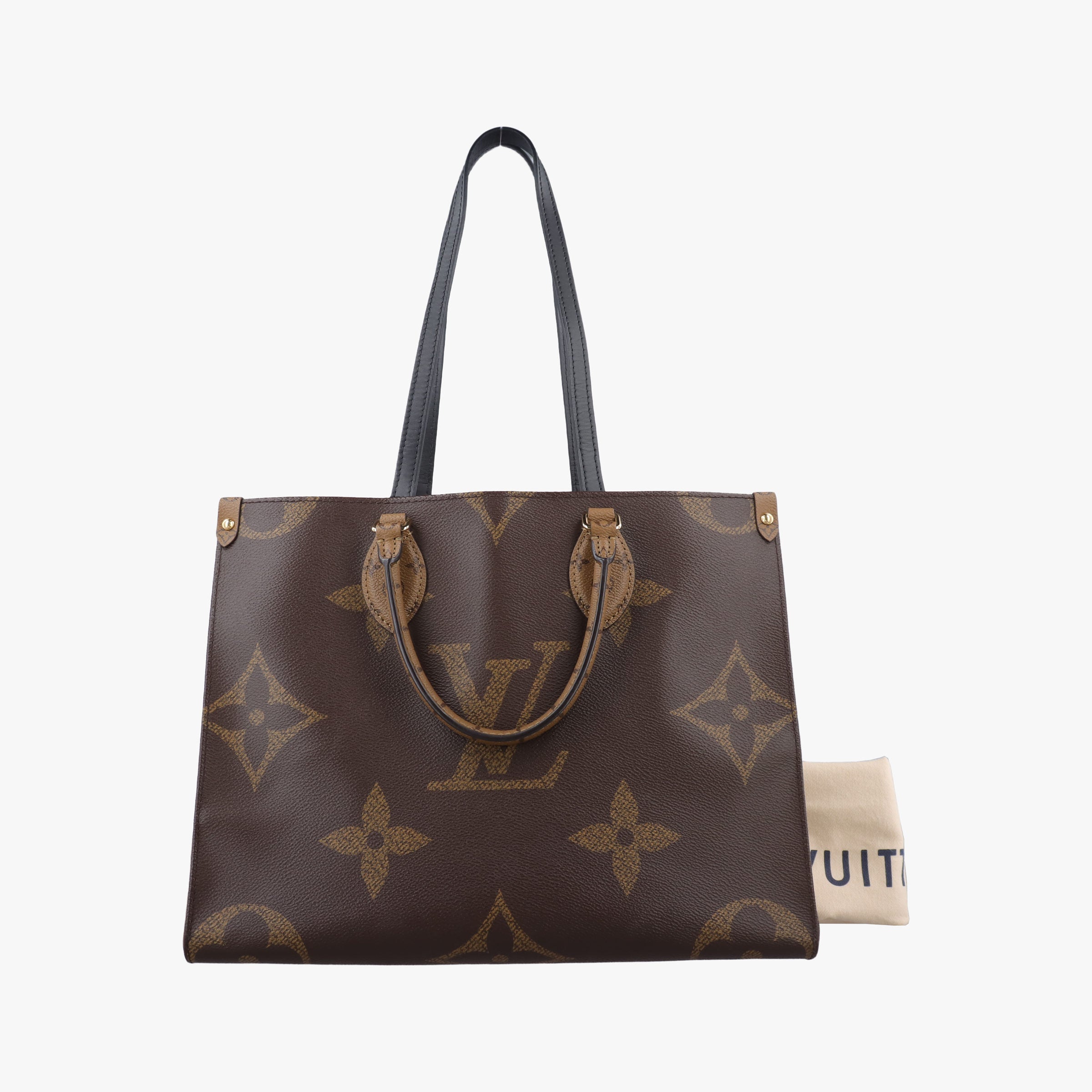 Pre-owned Louis Vuitton On the Go MM Monogram/Brown Monogram Canvas M45321 shoulderbag | stylenewstar