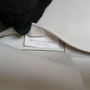 Pre-owned Bottega Veneta THE ARCO Tote Blue lambskin  handbag | stylenewstar