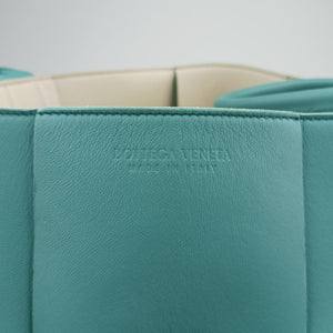 Pre-owned Bottega Veneta THE ARCO Tote Blue lambskin  handbag | stylenewstar