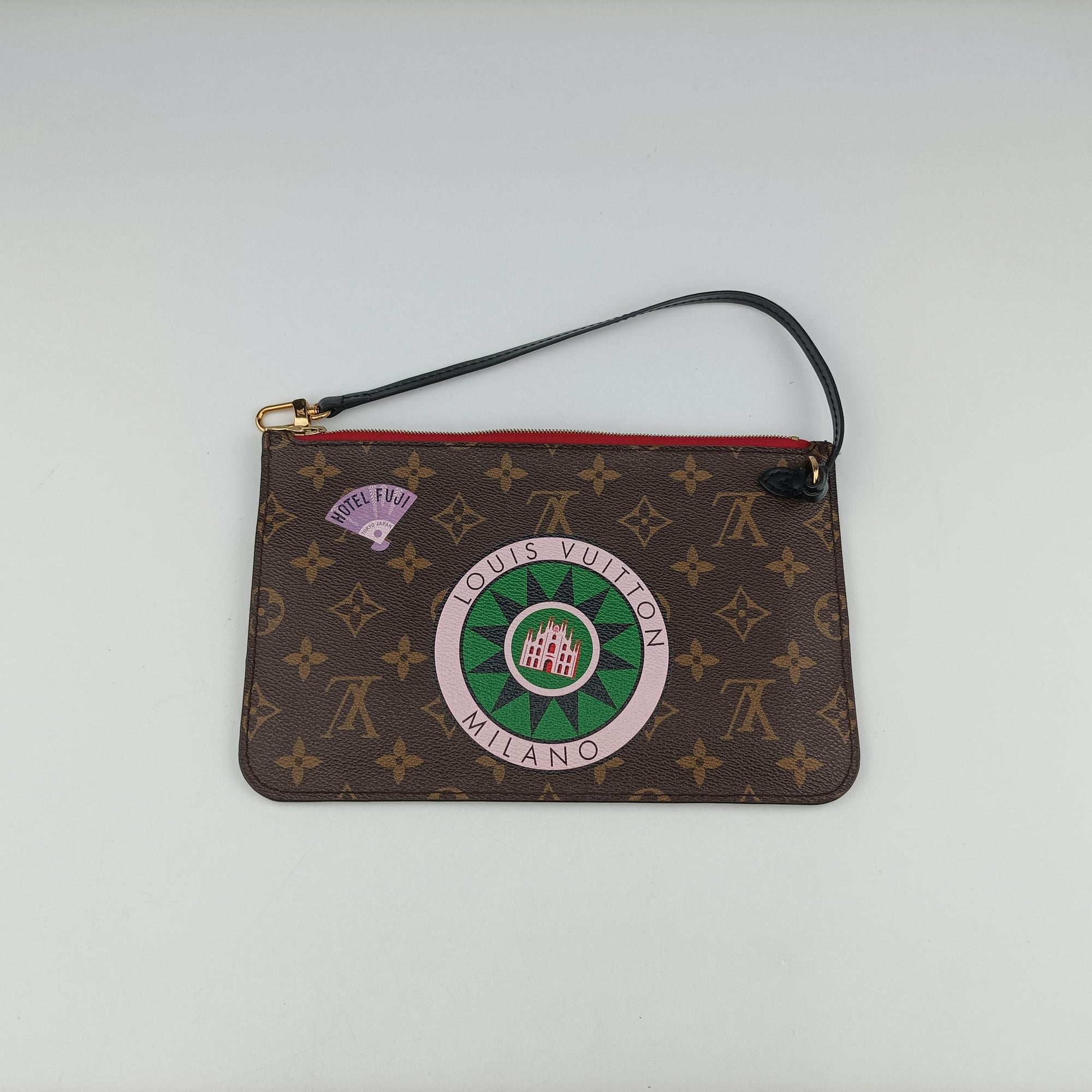 Pre-owned Louis Vuitton World Tour Neverfull MM Monogram Brown Monogram Canvas M42844 shoulderbag | stylenewstar