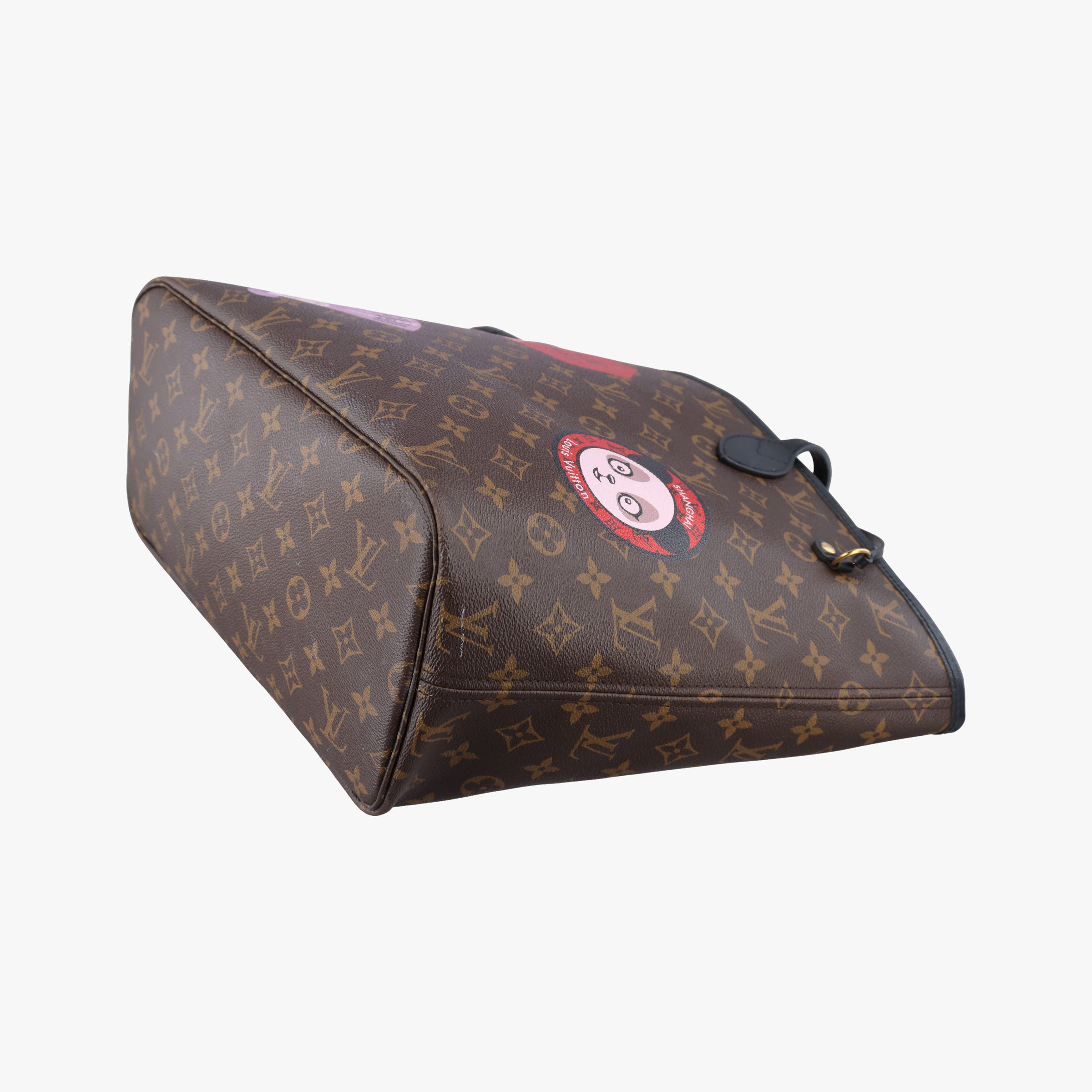 Pre-owned Louis Vuitton World Tour Neverfull MM Monogram Brown Monogram Canvas M42844 shoulderbag | stylenewstar