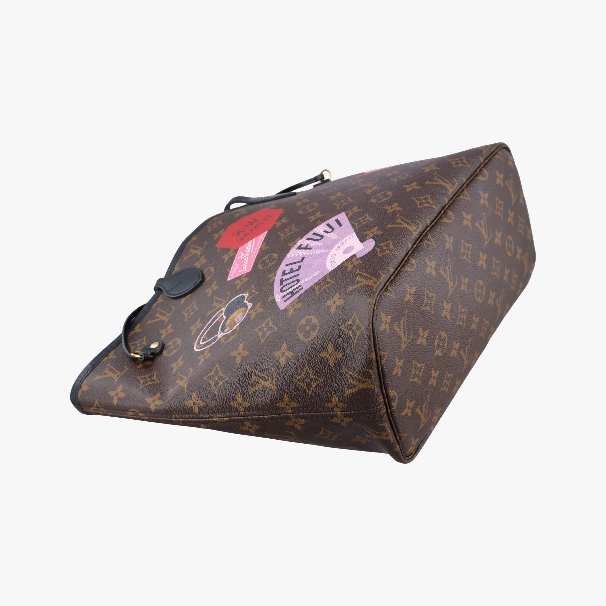 Pre-owned Louis Vuitton World Tour Neverfull MM Monogram Brown Monogram Canvas M42844 shoulderbag | stylenewstar