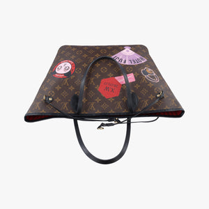 Pre-owned Louis Vuitton World Tour Neverfull MM Monogram Brown Monogram Canvas M42844 shoulderbag | stylenewstar
