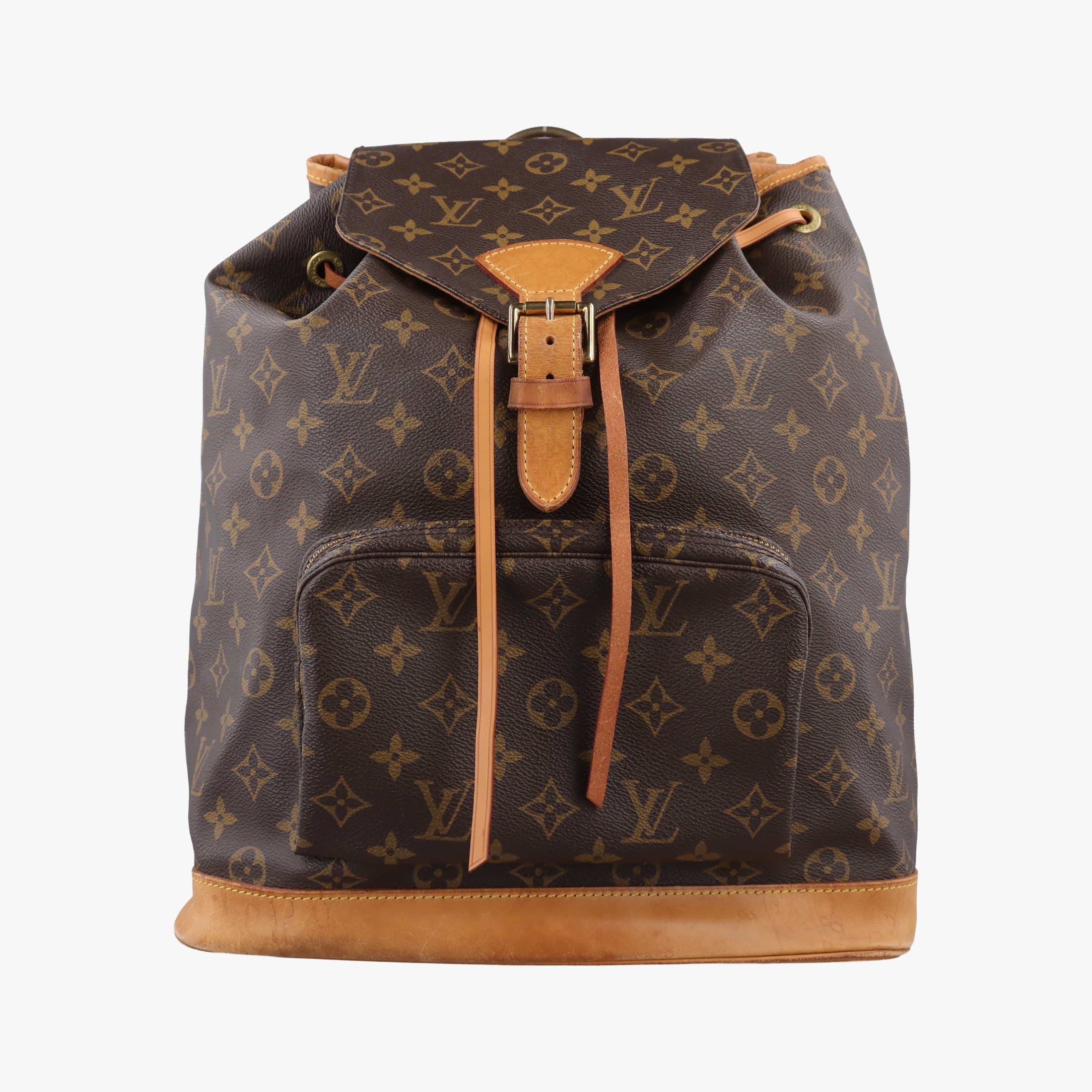 Pre-owned Louis Vuitton MONTSOURIS GM brown Monogram Canvas M51135 backpack/rucksack | stylenewstar