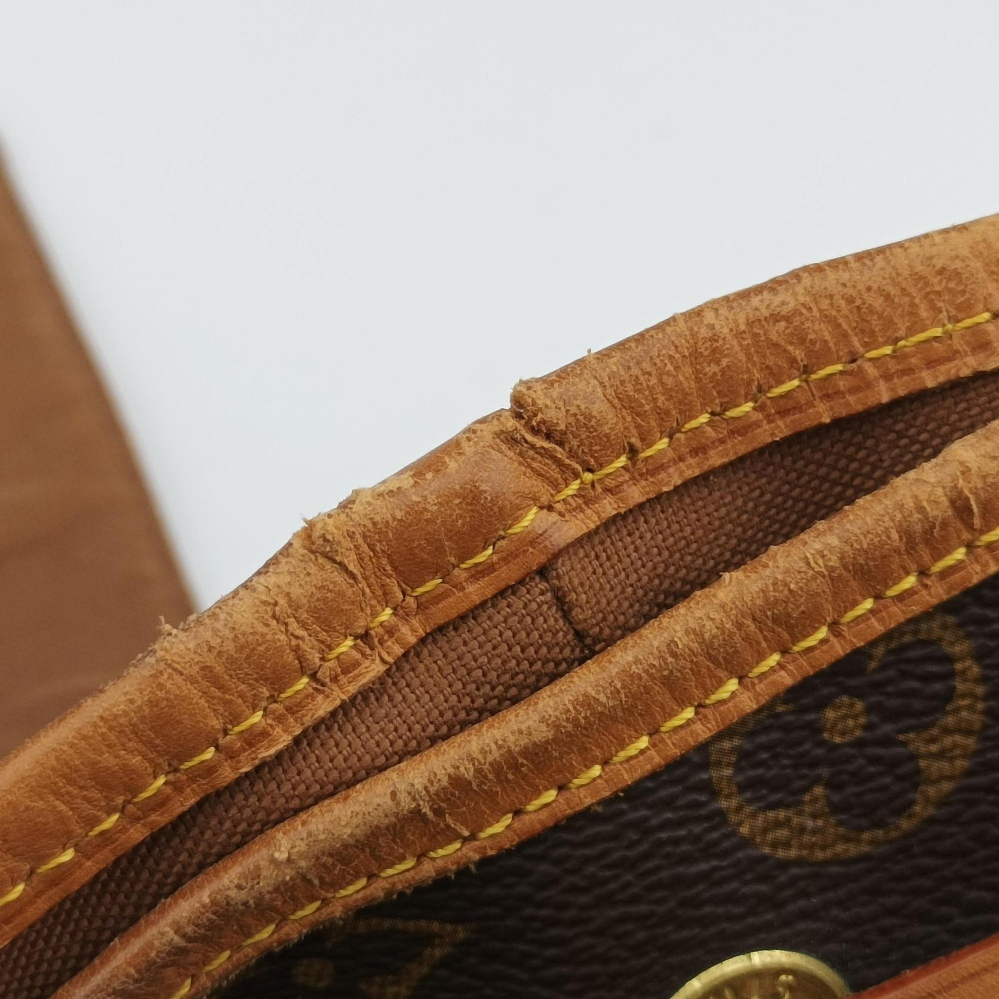 Pre-owned Louis Vuitton MONTSOURIS GM brown Monogram Canvas M51135 backpack/rucksack | stylenewstar