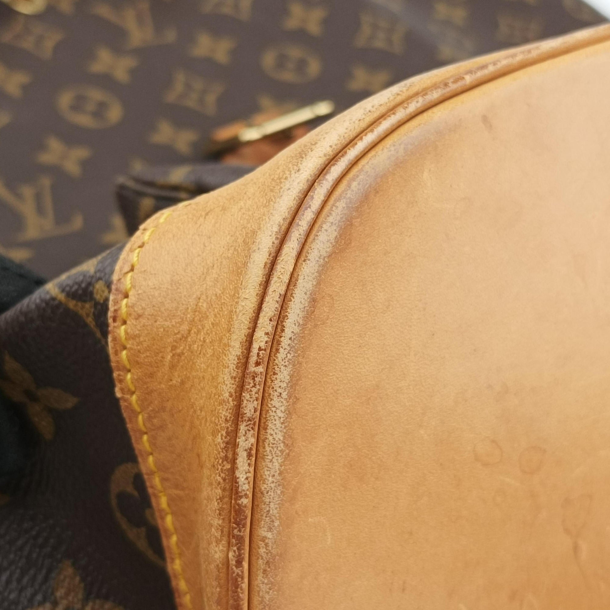 Pre-owned Louis Vuitton MONTSOURIS GM brown Monogram Canvas M51135 backpack/rucksack | stylenewstar