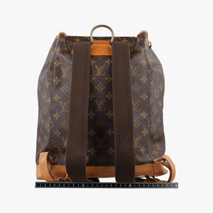Pre-owned Louis Vuitton MONTSOURIS GM brown Monogram Canvas M51135 backpack/rucksack | stylenewstar