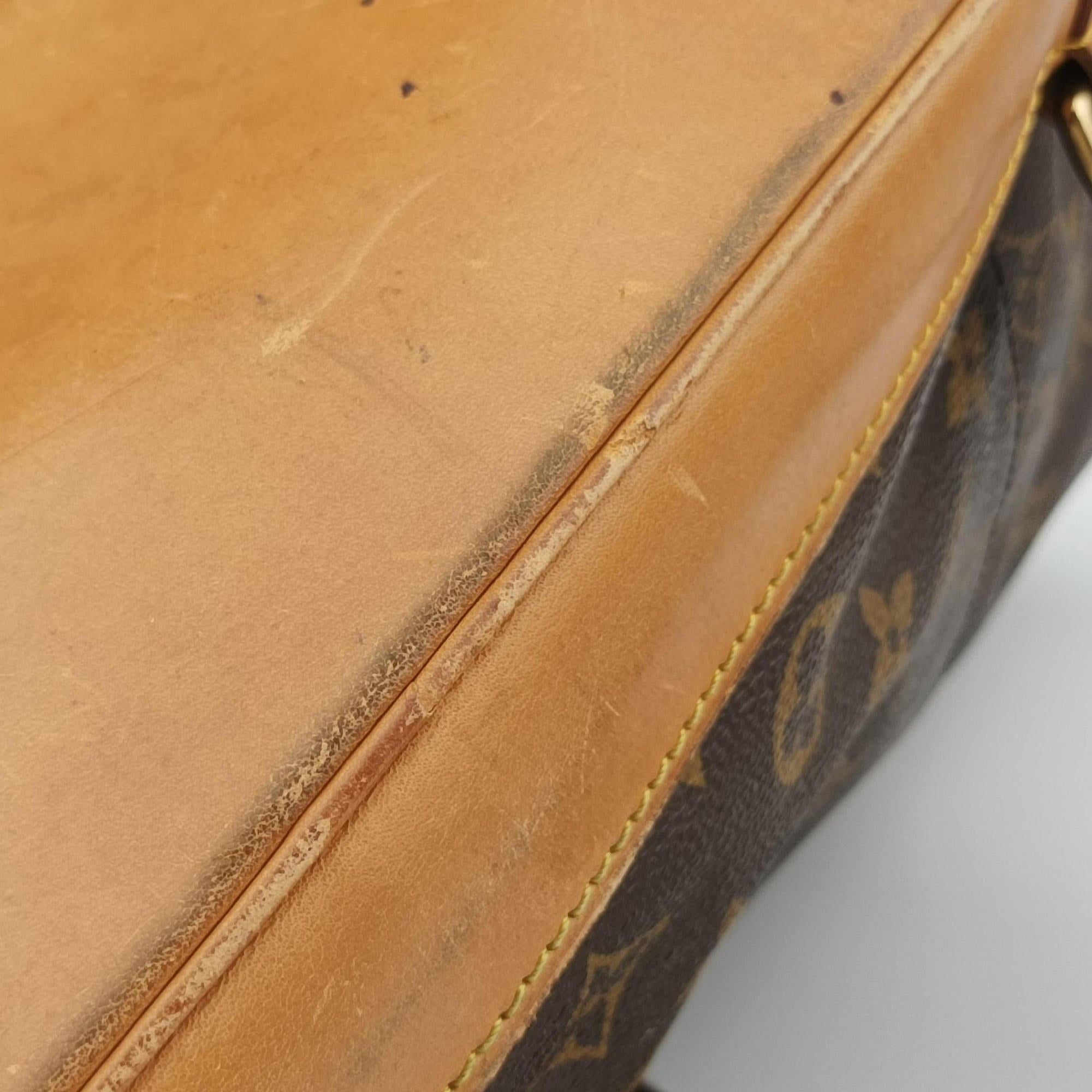 Pre-owned Louis Vuitton MONTSOURIS GM brown Monogram Canvas M51135 backpack/rucksack | stylenewstar