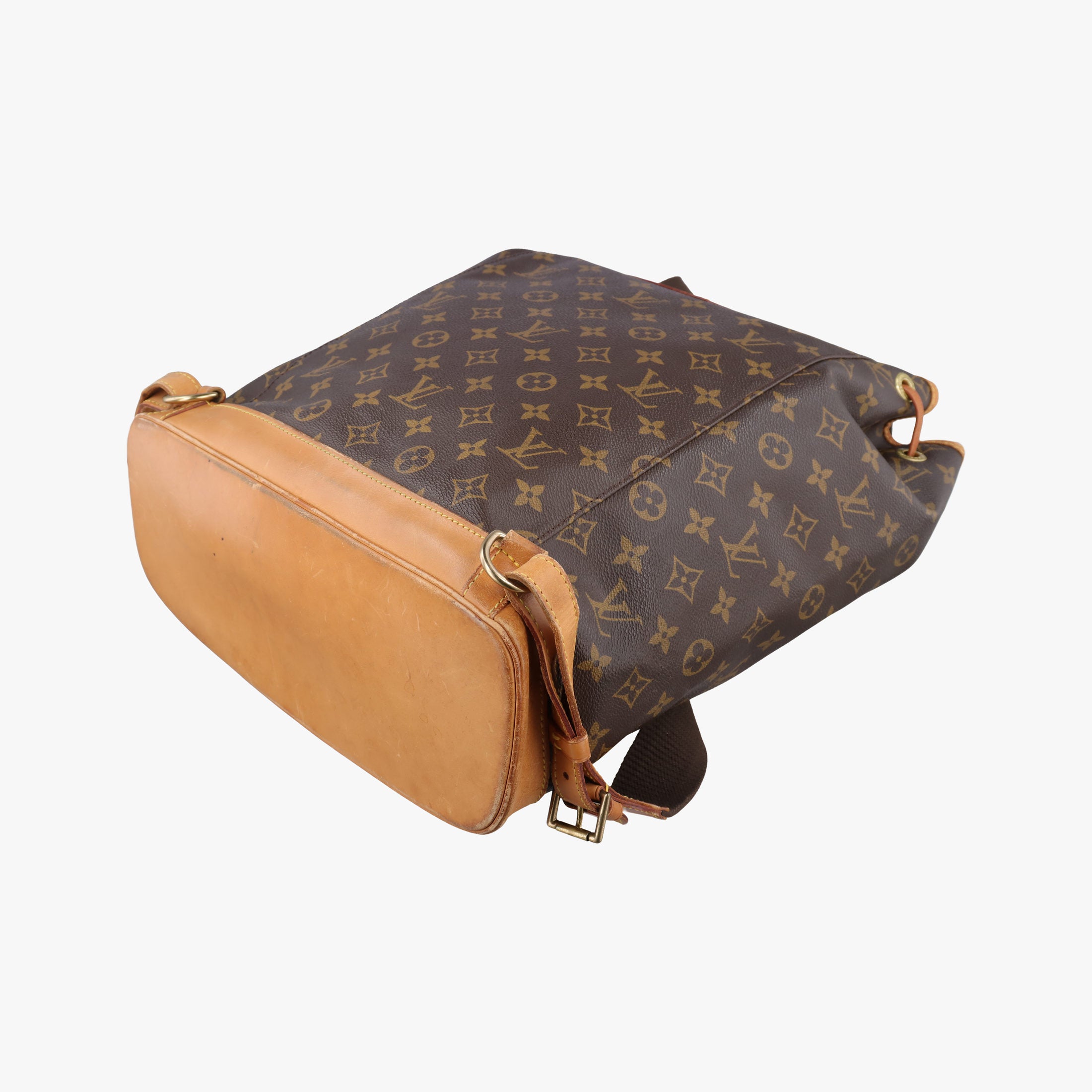 Pre-owned Louis Vuitton MONTSOURIS GM brown Monogram Canvas M51135 backpack/rucksack | stylenewstar