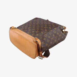 Pre-owned Louis Vuitton MONTSOURIS GM brown Monogram Canvas M51135 backpack/rucksack | stylenewstar