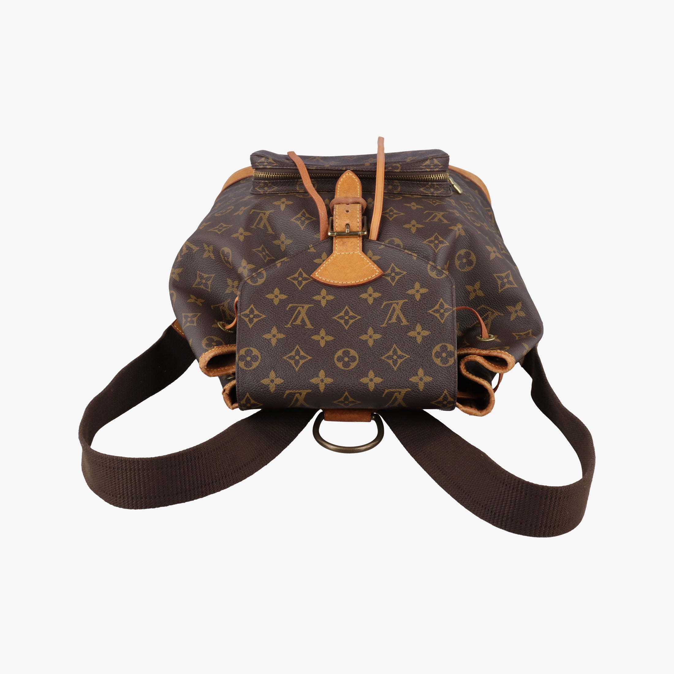 Pre-owned Louis Vuitton MONTSOURIS GM brown Monogram Canvas M51135 backpack/rucksack | stylenewstar