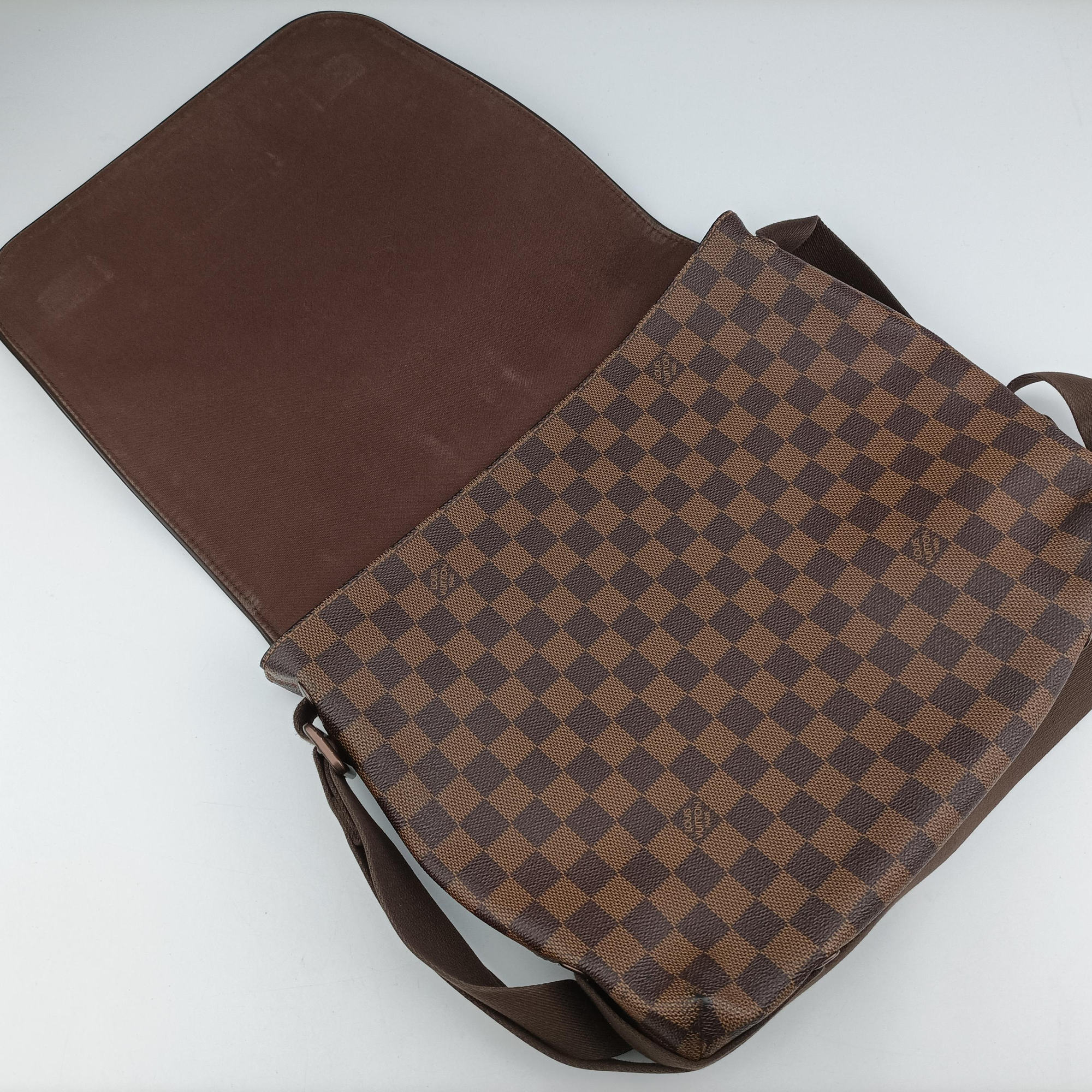 Pre-owned Louis Vuitton BROOKLYN MM EBENE Damier Canvas N51211 shoulderbag | stylenewstar