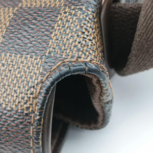 Pre-owned Louis Vuitton BROOKLYN MM EBENE Damier Canvas N51211 shoulderbag | stylenewstar