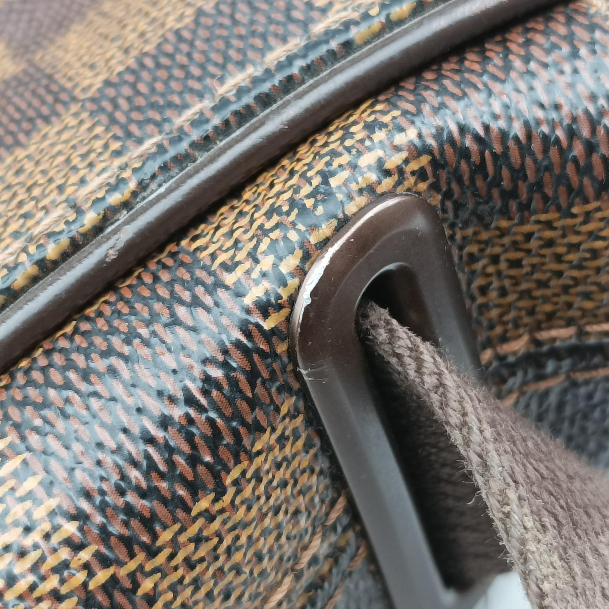 Pre-owned Louis Vuitton BROOKLYN MM EBENE Damier Canvas N51211 shoulderbag | stylenewstar