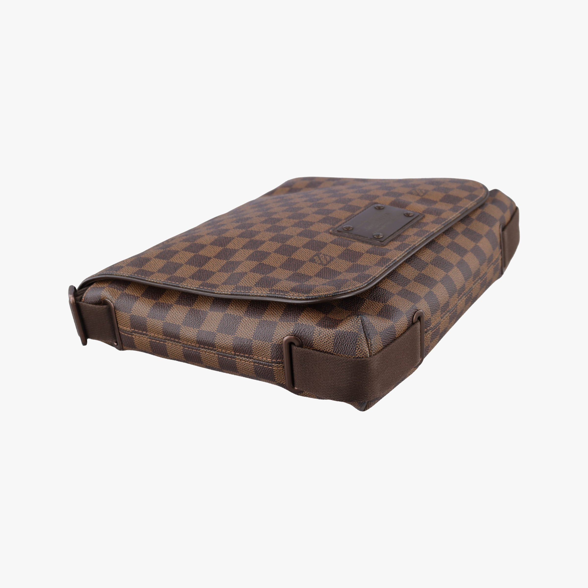 Pre-owned Louis Vuitton BROOKLYN MM EBENE Damier Canvas N51211 shoulderbag | stylenewstar