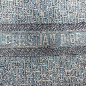Vintage Christian Dior BOOK TOTE Navy Denim  handbag | stylenewstar