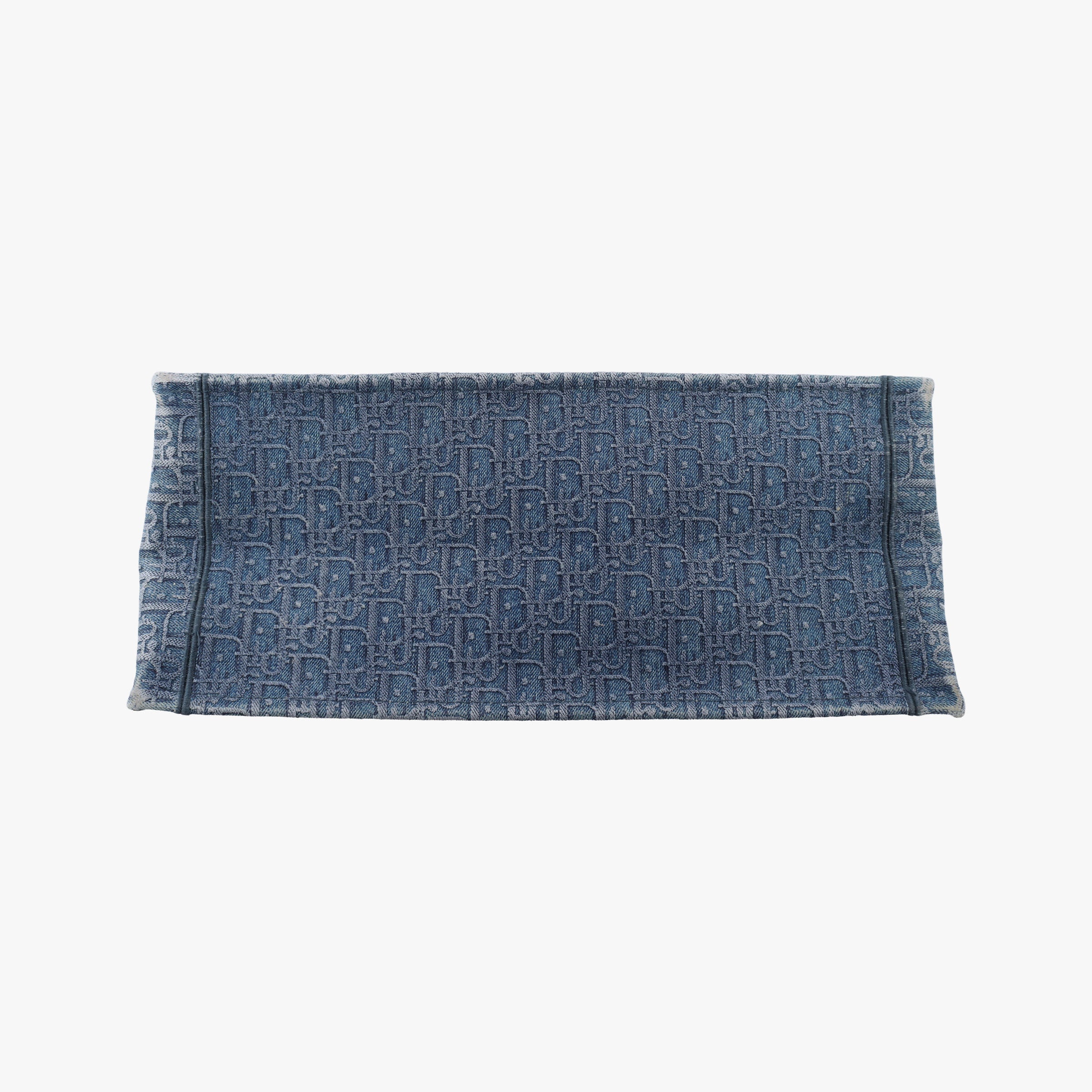 Vintage Christian Dior BOOK TOTE Navy Denim  handbag | stylenewstar