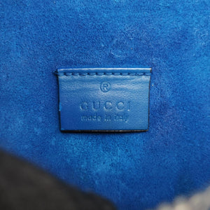 Secondhand Gucci Dionysus beige×blue PVC coated canvas × suede 400249 shoulderbag | stylenewstar