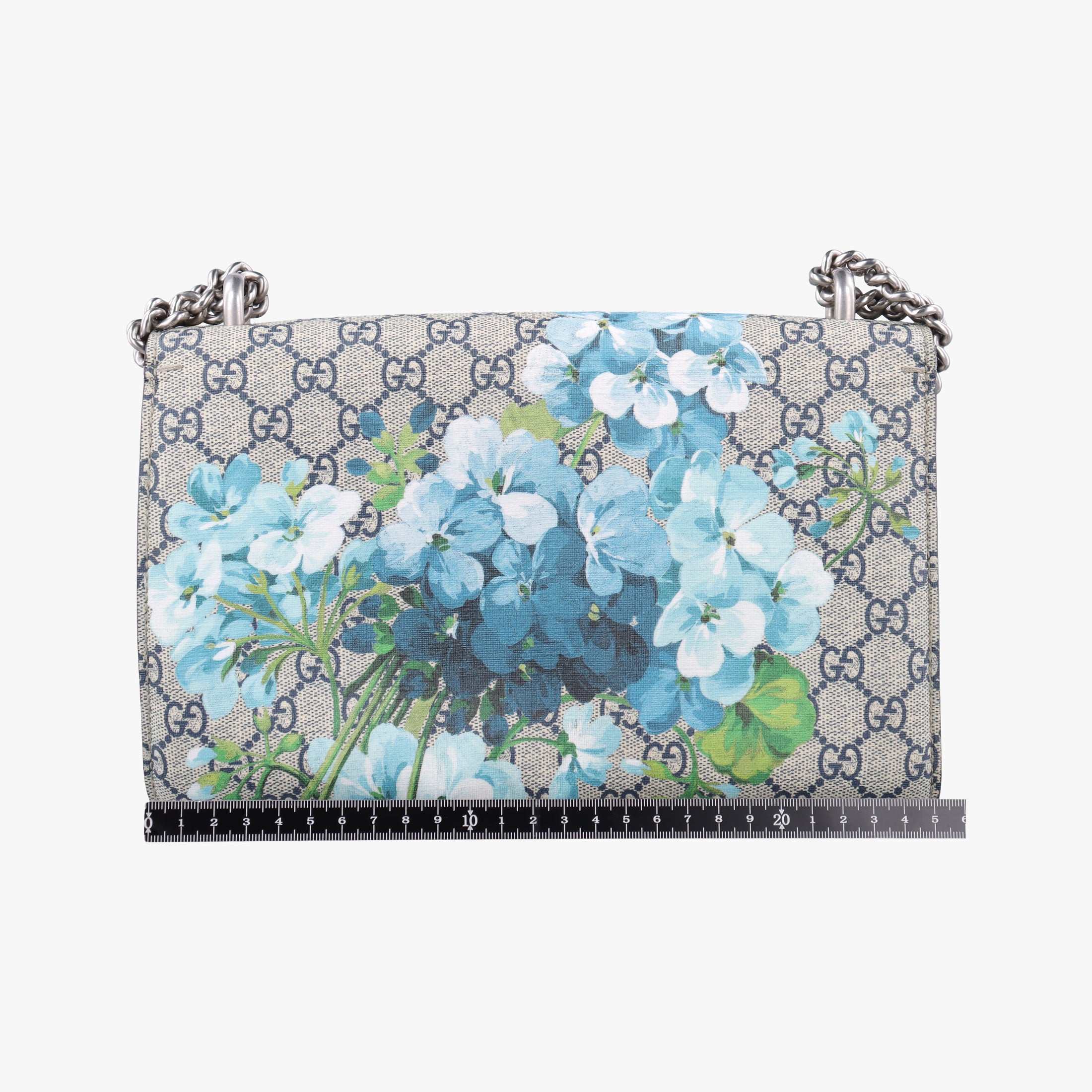 Secondhand Gucci Dionysus beige×blue PVC coated canvas × suede 400249 shoulderbag | stylenewstar
