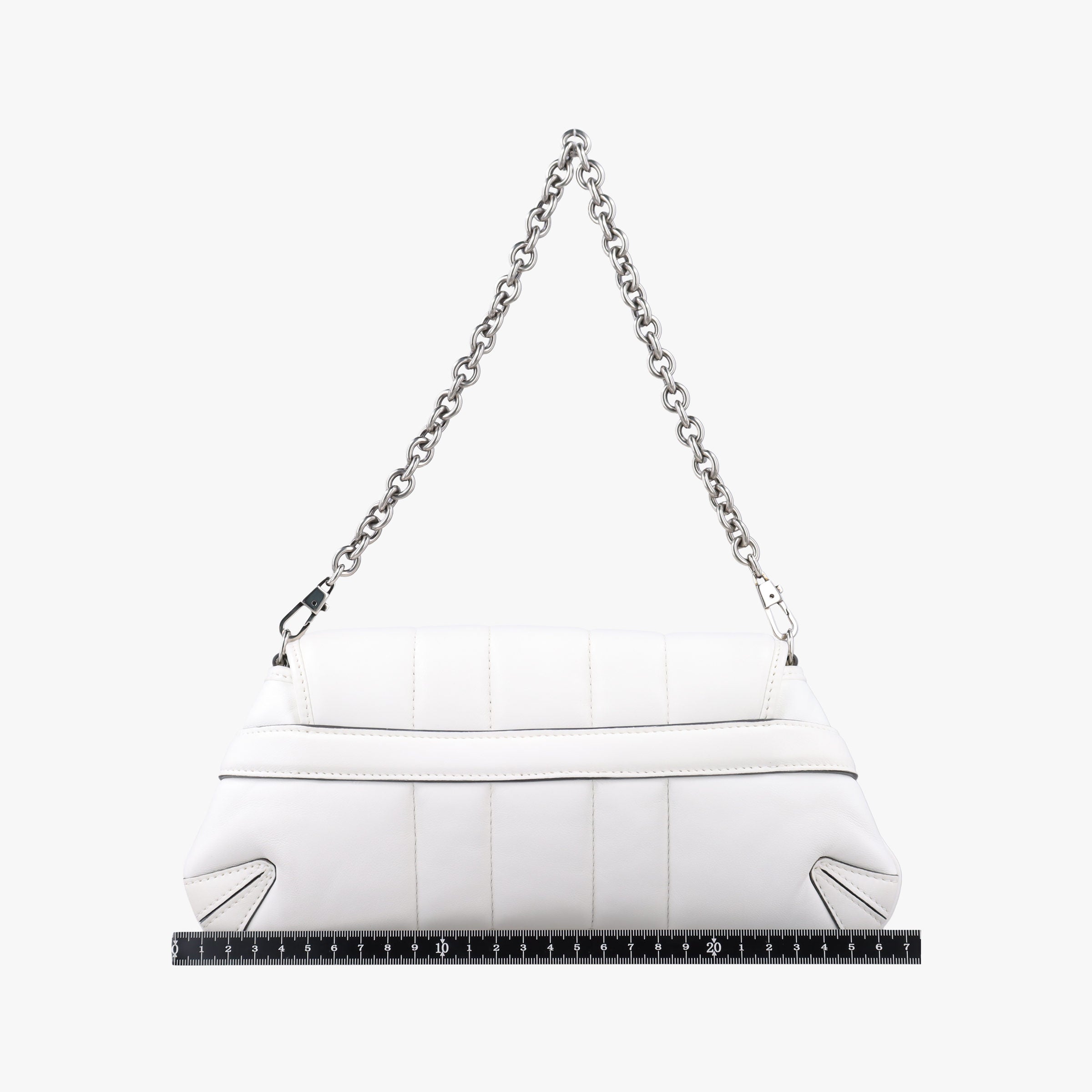 Vintage Gucci Horsebit White Leather 764339 shoulderbag | stylenewstar