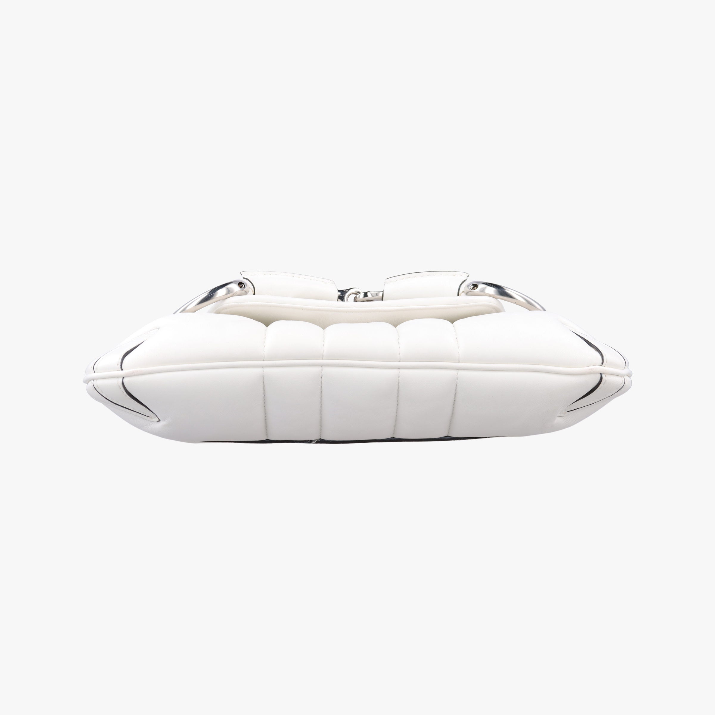 Vintage Gucci Horsebit White Leather 764339 shoulderbag | stylenewstar