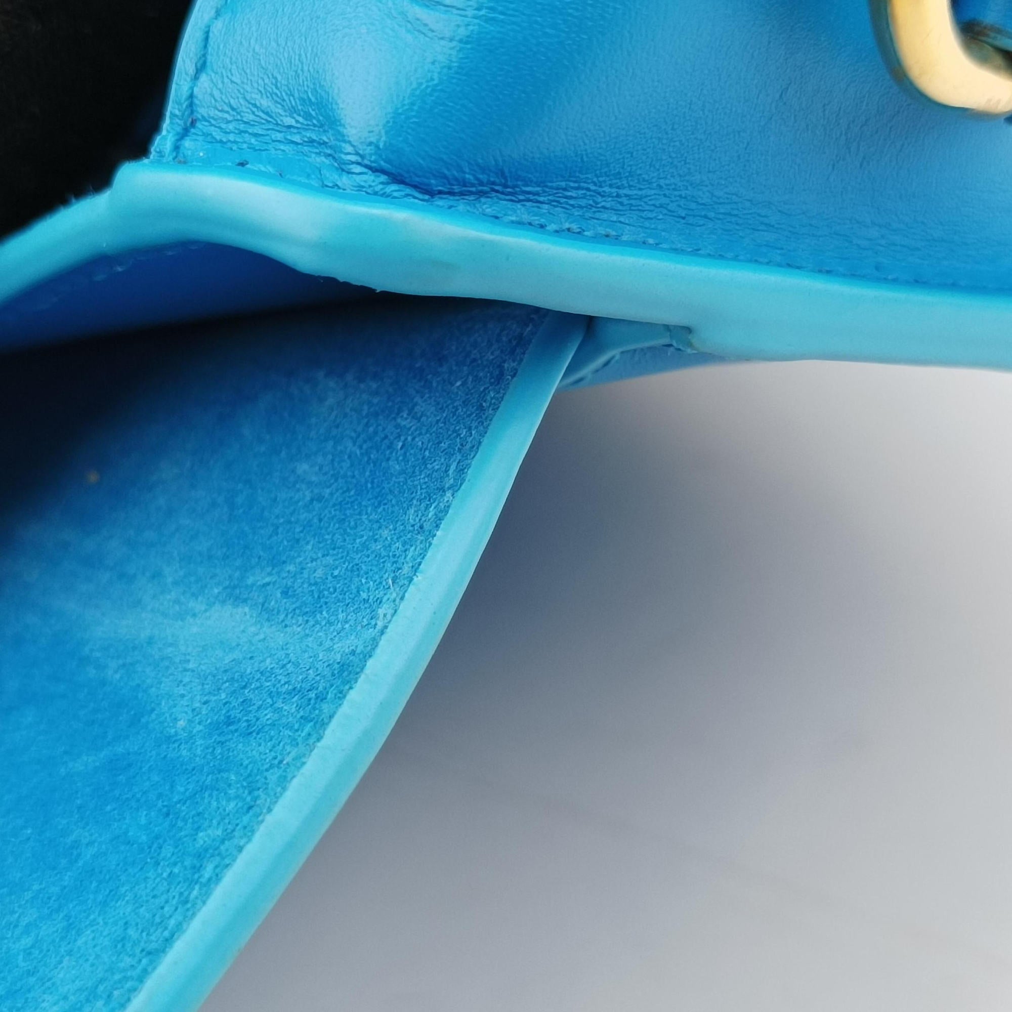 Secondhand Christian Dior Bobby Blue leather  shoulderbag | stylenewstar