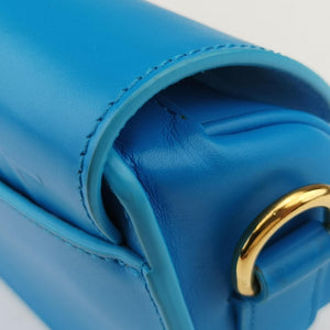 Secondhand Christian Dior Bobby Blue leather  shoulderbag | stylenewstar