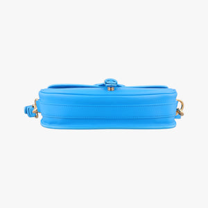 Secondhand Christian Dior Bobby Blue leather  shoulderbag | stylenewstar