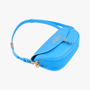 Secondhand Christian Dior Bobby Blue leather  shoulderbag | stylenewstar