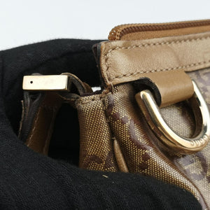 Pre-owned Gucci Abbey Brown PVC coated canvas 145750 handbag | stylenewstar